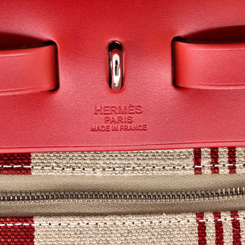 Hermes Herbag Zip H Vibration Toile And