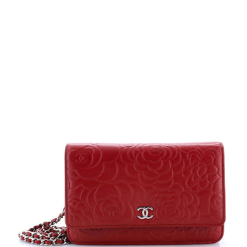 Chanel Wallet On Chain Camellia Lambskin