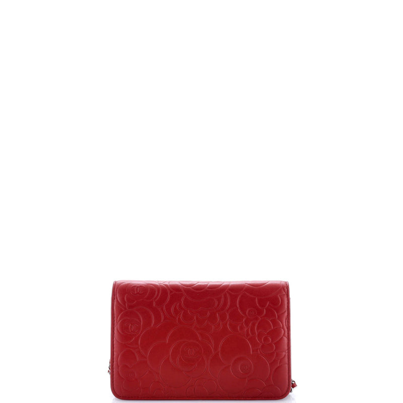 Chanel Wallet On Chain Camellia Lambskin