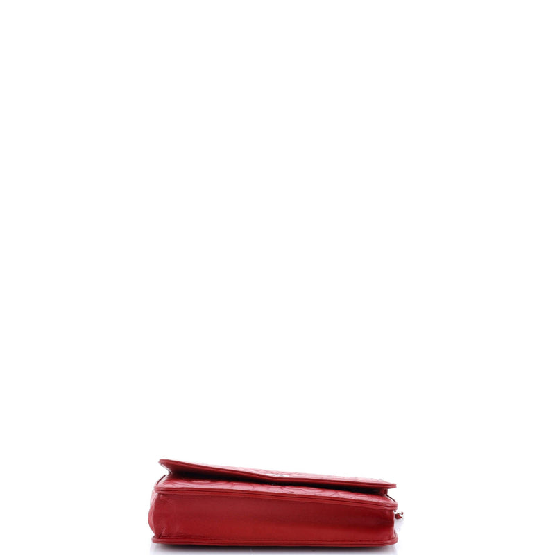 Chanel Wallet On Chain Camellia Lambskin