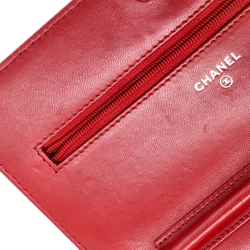 Chanel Wallet On Chain Camellia Lambskin