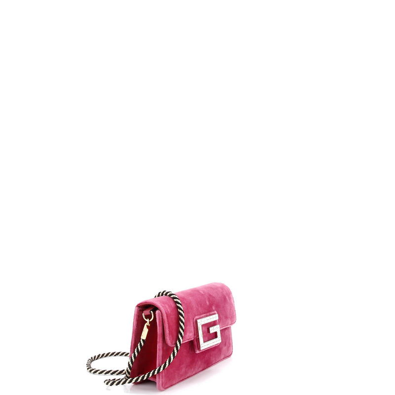 Gucci G Broadway Shoulder Bag Velvet