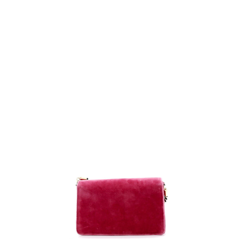 Gucci G Broadway Shoulder Bag Velvet