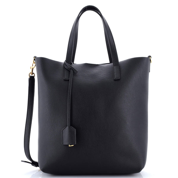Saint Laurent Shopper Tote Leather Toy