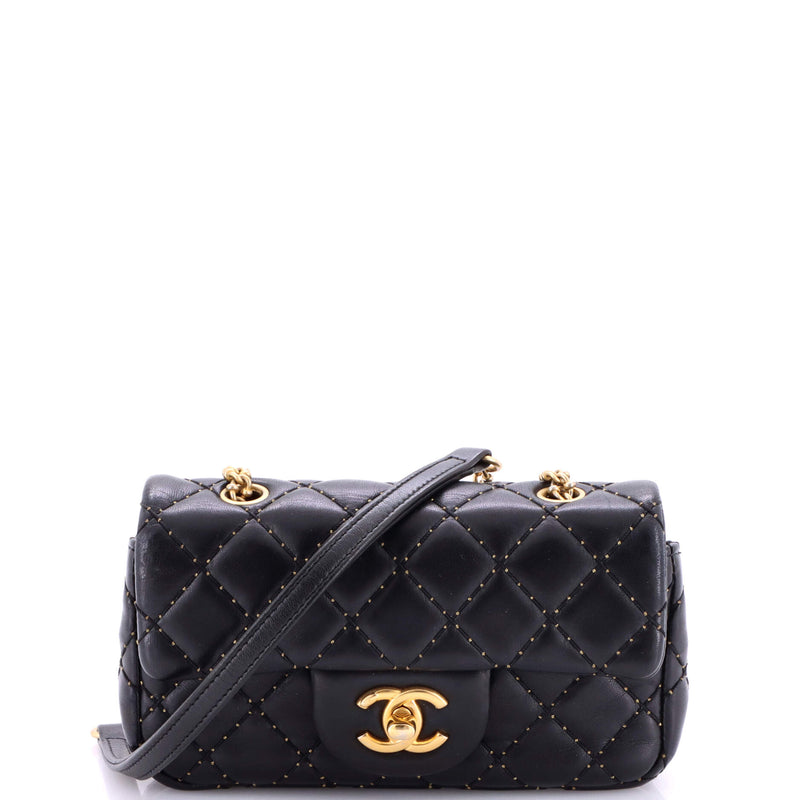Chanel Classic Single Flap Bag Studded