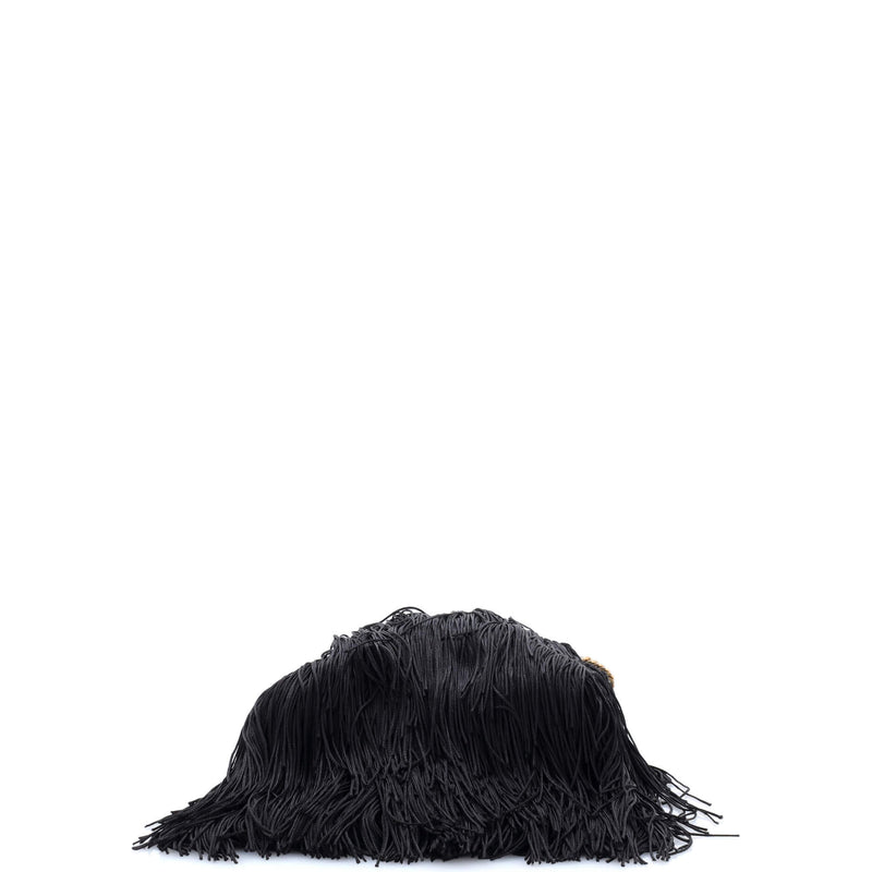 Saint Laurent Grace Fringe Hobo Leather