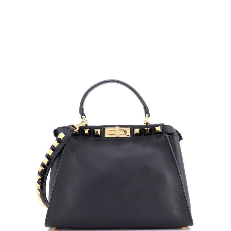 Fendi Peekaboo Bag Leather With Studded