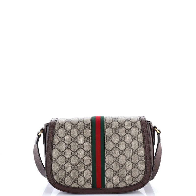 Gucci Ophidia Saddle Flap Shoulder Bag