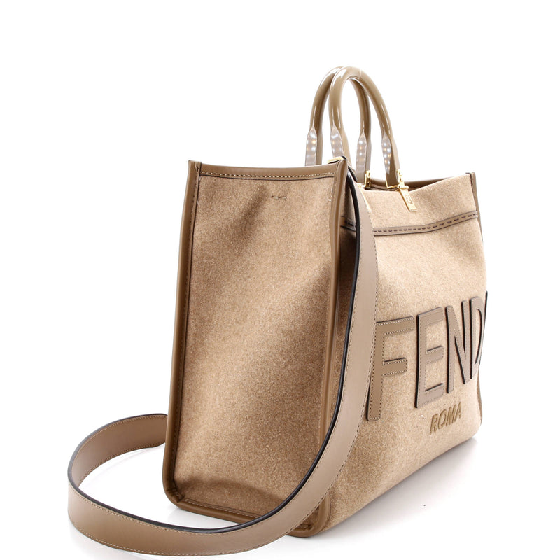 Fendi Sunshine Shopper Tote Felt Medium