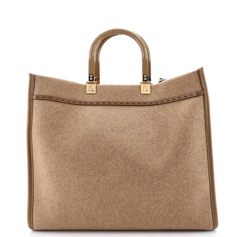 Fendi Sunshine Shopper Tote Felt Medium
