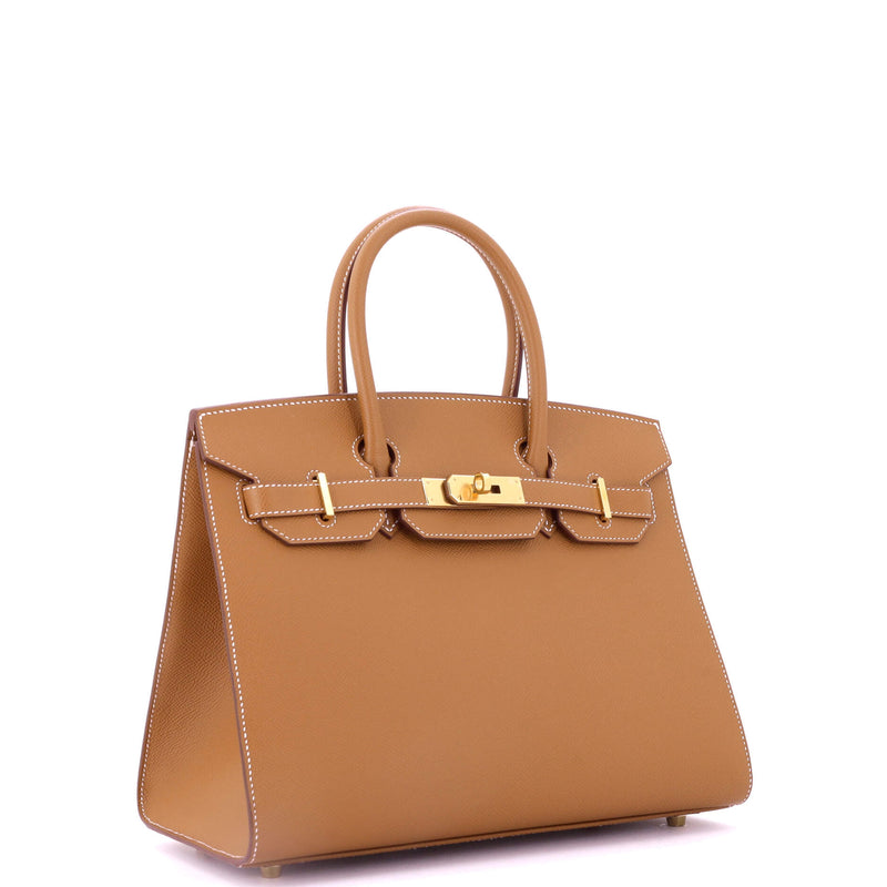 Hermes Birkin Sellier Bag Gold Epsom