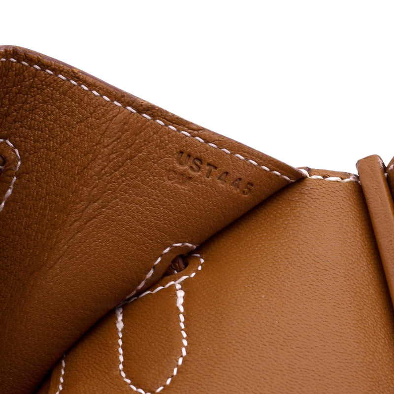 Hermes Birkin Sellier Bag Gold Epsom