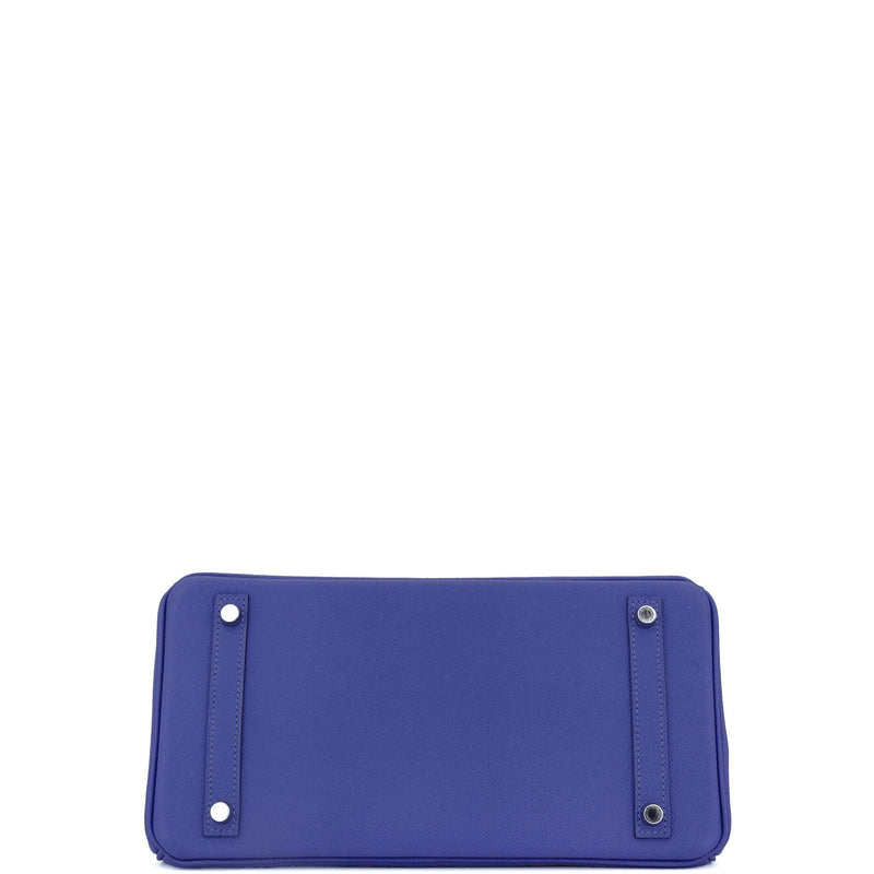 Hermes Birkin Handbag Bleu Electrique
