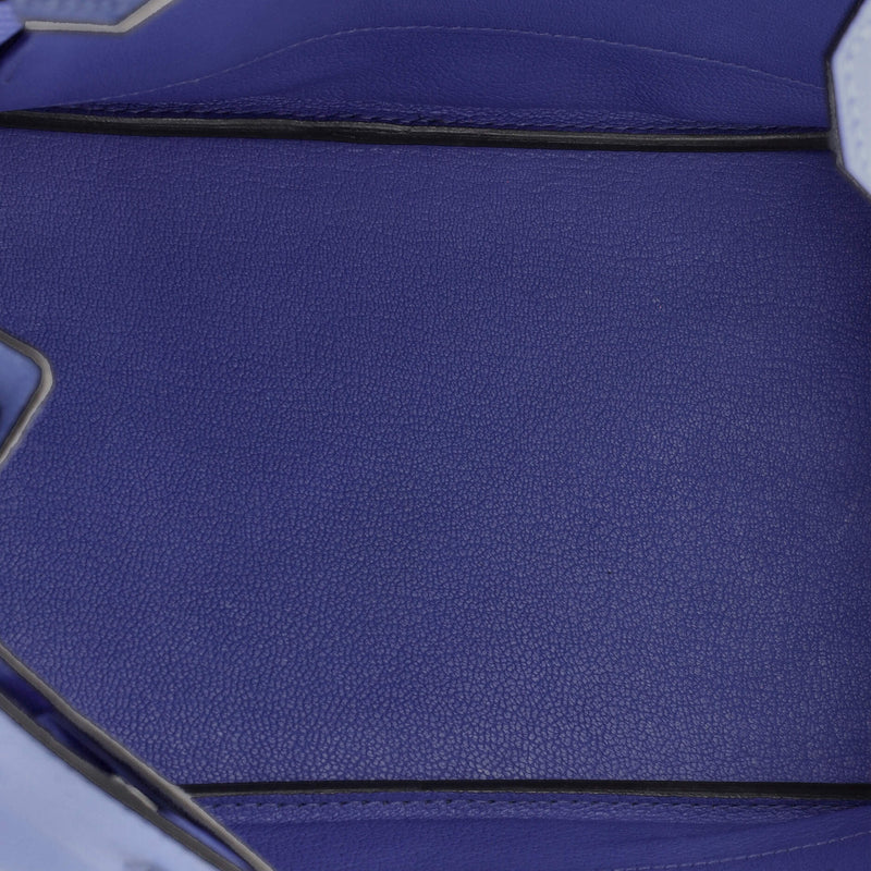 Hermes Birkin Handbag Bleu Electrique