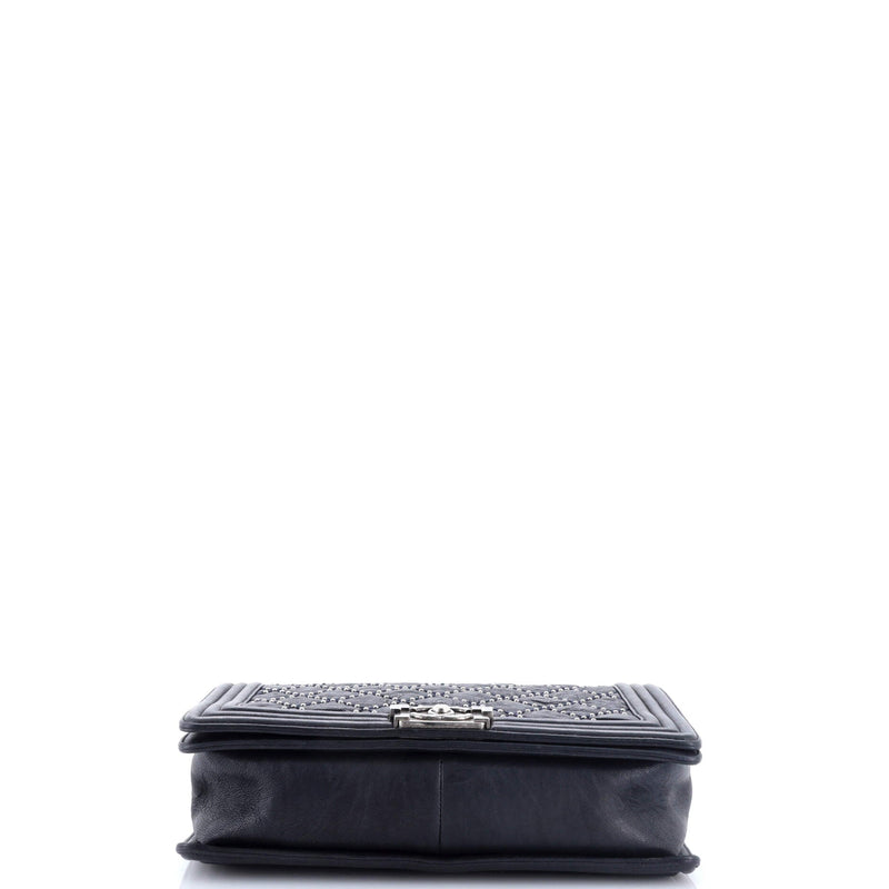 Chanel Boy Flap Bag Studded Quilted