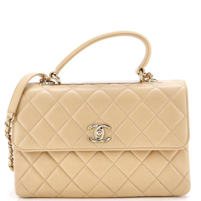 Chanel Trendy Cc Top Handle Bag Quilted