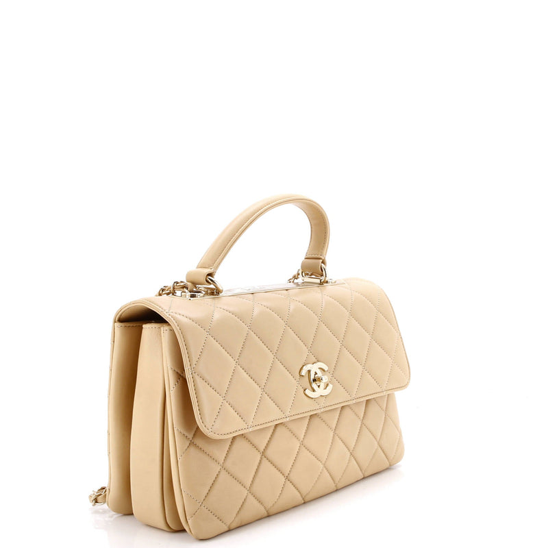 Chanel Trendy Cc Top Handle Bag Quilted