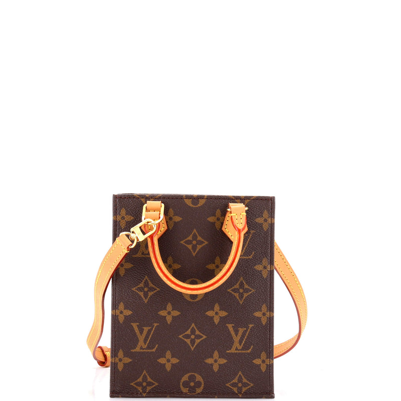 Louis Vuitton Petit Sac Plat Bag Canvas
