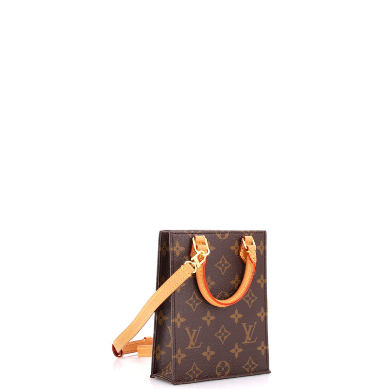 Louis Vuitton Petit Sac Plat Bag Canvas