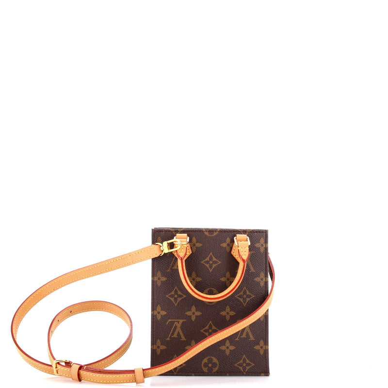 Louis Vuitton Petit Sac Plat Bag Canvas