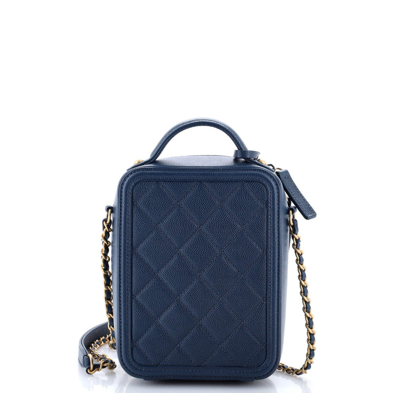 Chanel Filigree Vertical Vanity Case