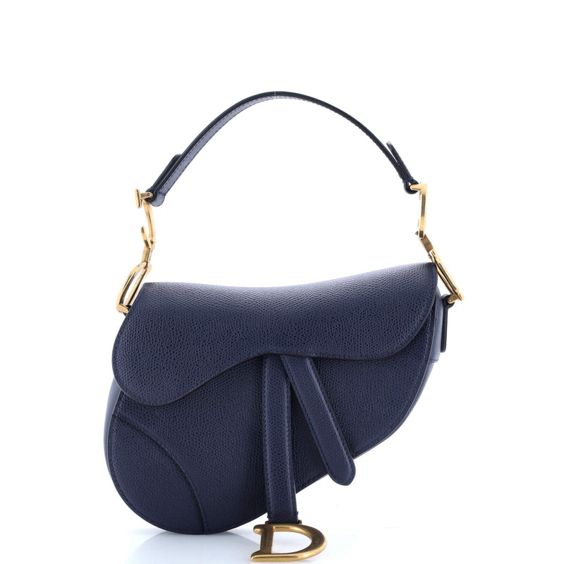 Christian Dior Saddle Handbag Leather