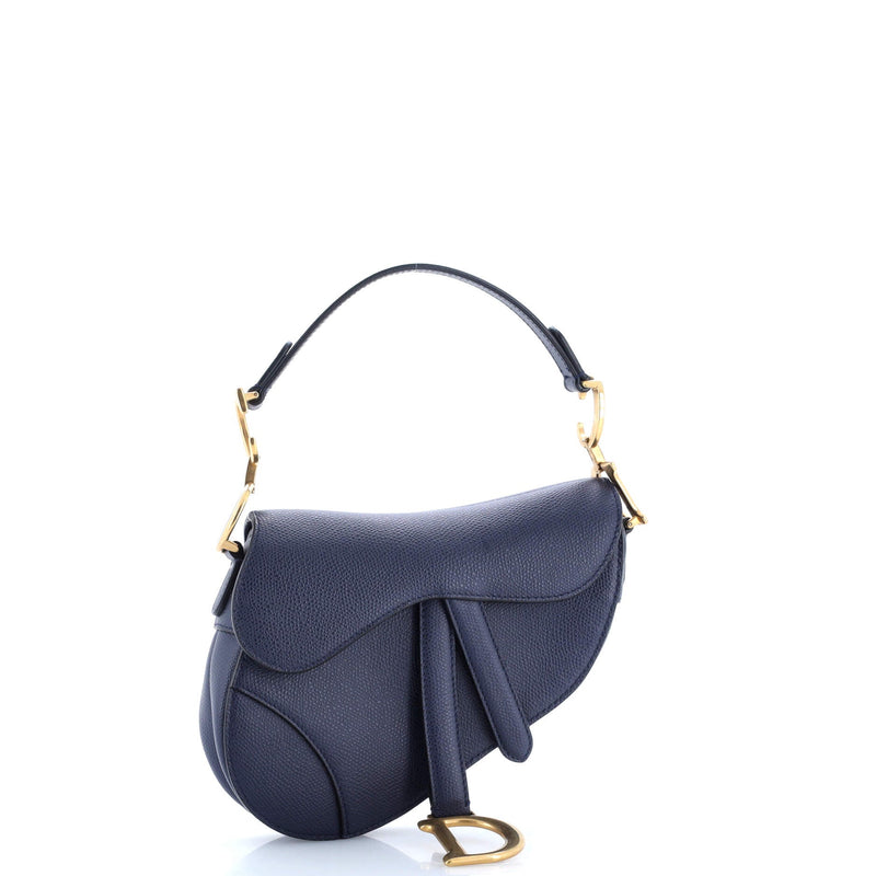 Christian Dior Saddle Handbag Leather