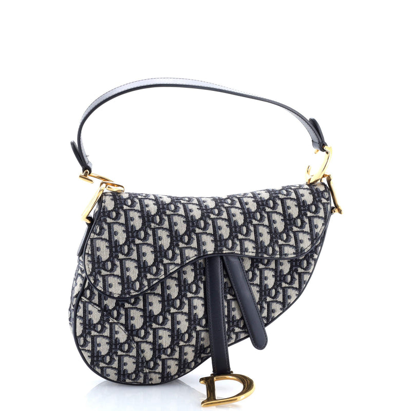 Christian Dior Saddle Handbag Oblique