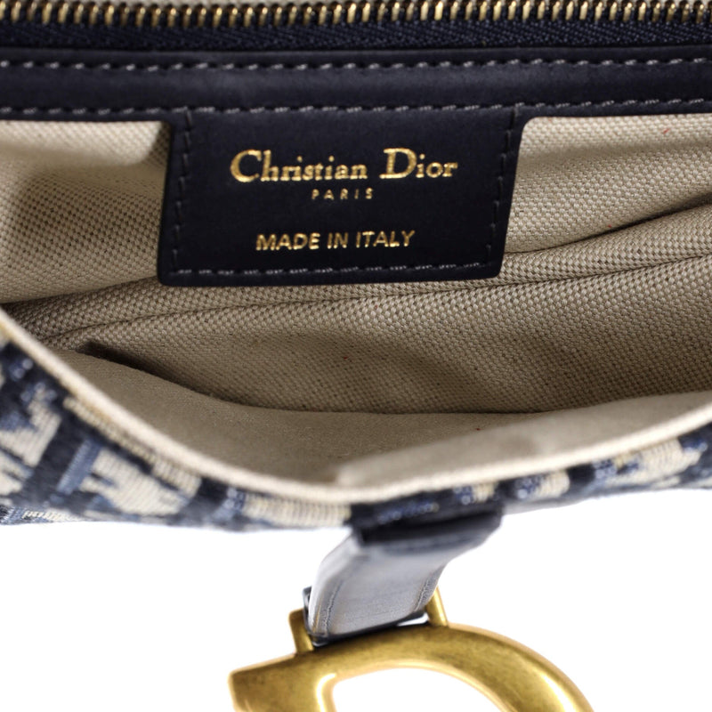 Christian Dior Saddle Handbag Oblique