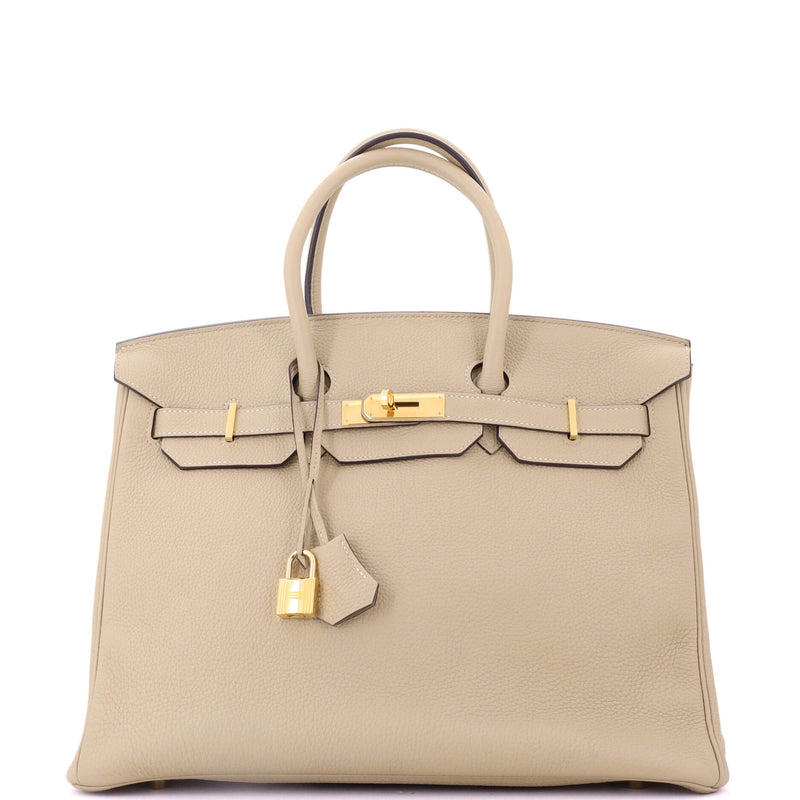 Hermes Birkin Handbag Light Togo With