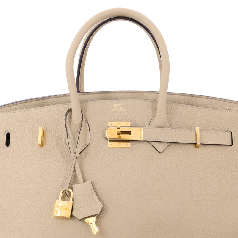Hermes Birkin Handbag Light Togo With