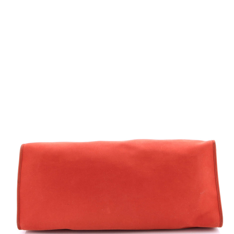 Hermes Herbag Zip Leather And Toile 50
