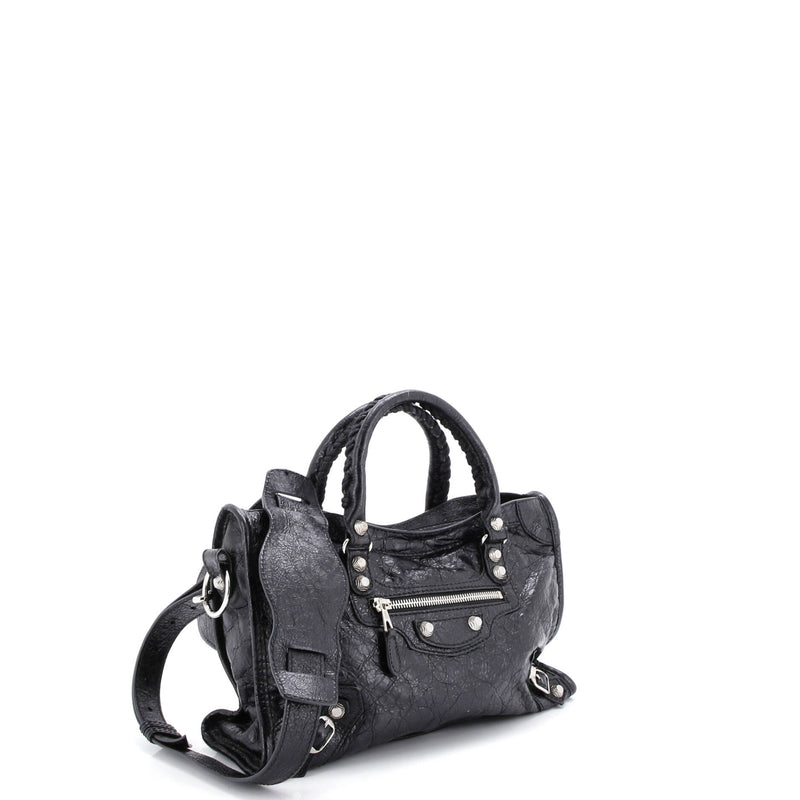 Balenciaga Logo Strap City Classic Studs