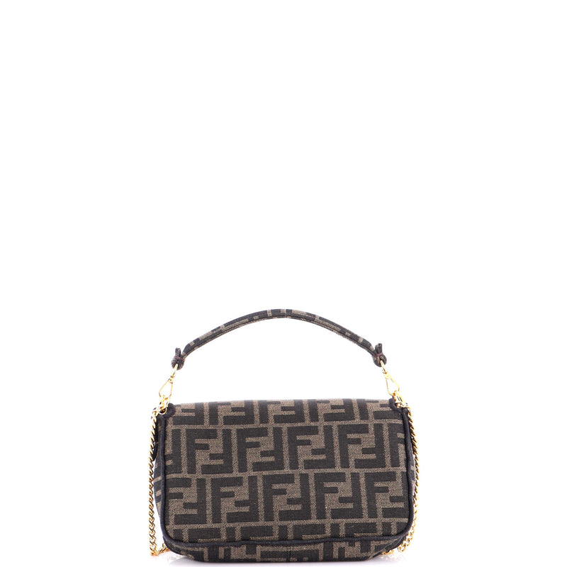 Fendi Baguette Nm Bag Zucca Canvas Mini