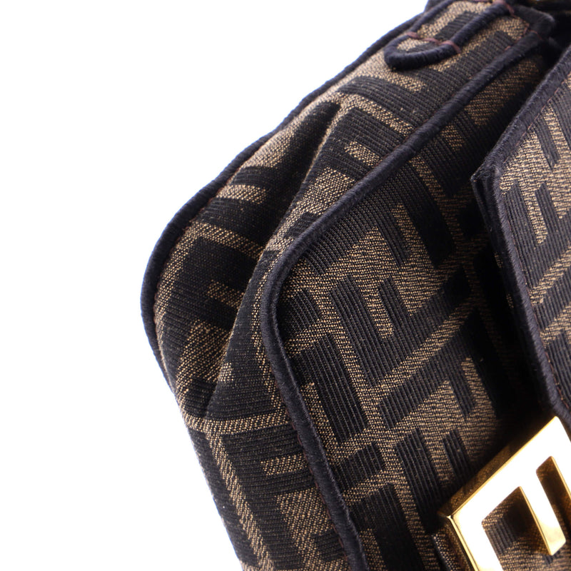 Fendi Baguette Nm Bag Zucca Canvas Mini
