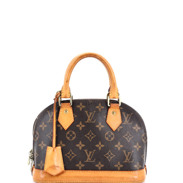 Louis Vuitton Alma Handbag Canvas Bb