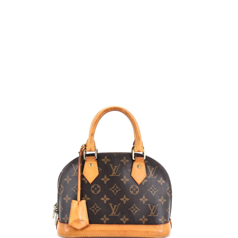 Louis Vuitton Alma Handbag Canvas Bb
