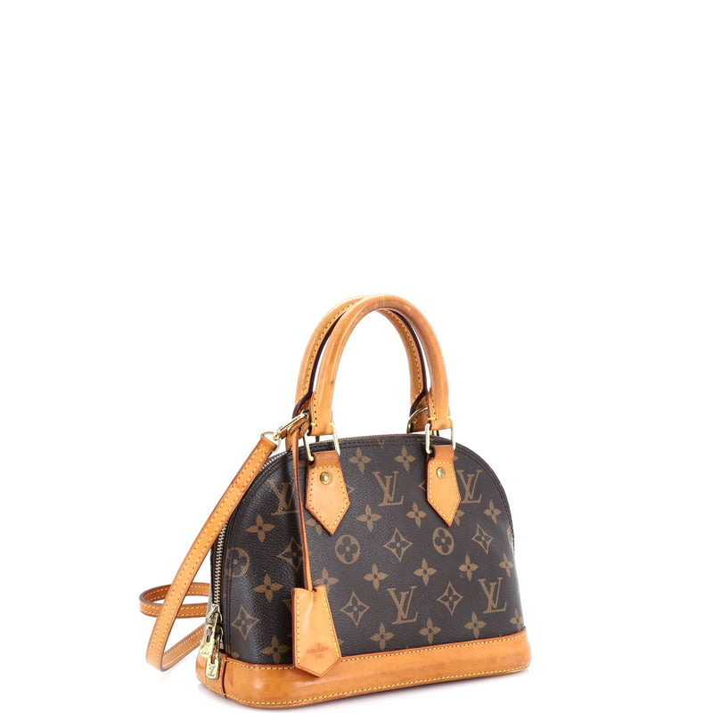 Louis Vuitton Alma Handbag Canvas Bb