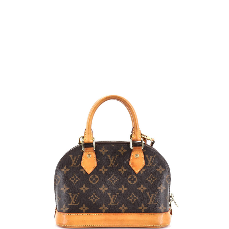 Louis Vuitton Alma Handbag Canvas Bb