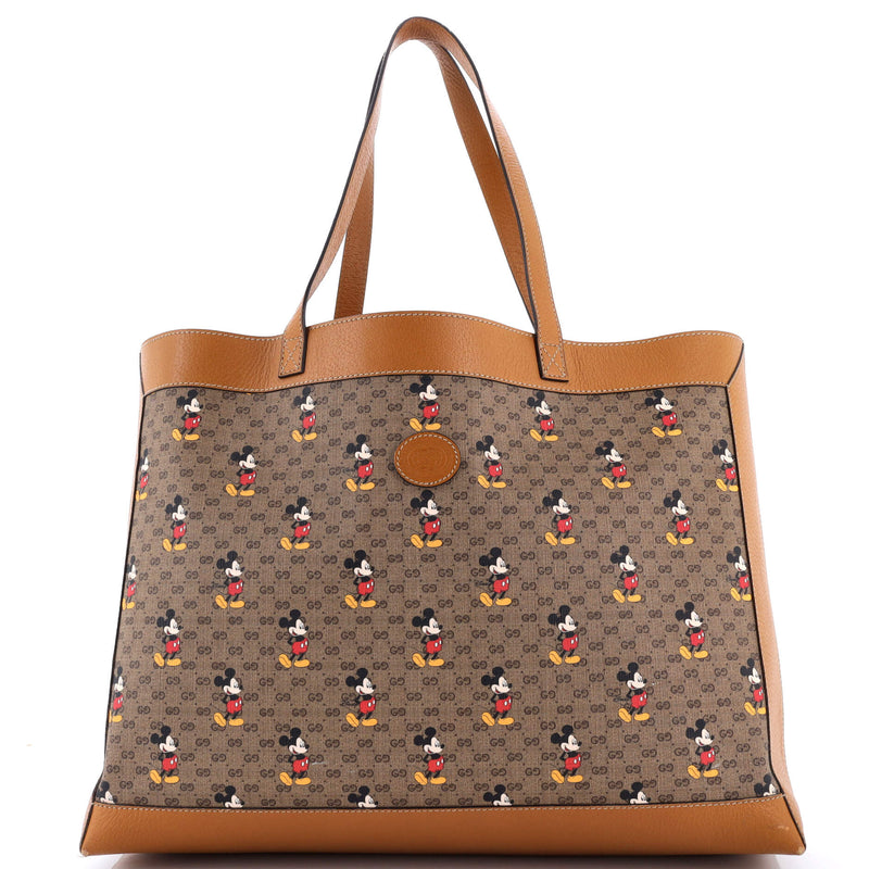 Gucci Disney Mickey Mouse Soft Open Tote