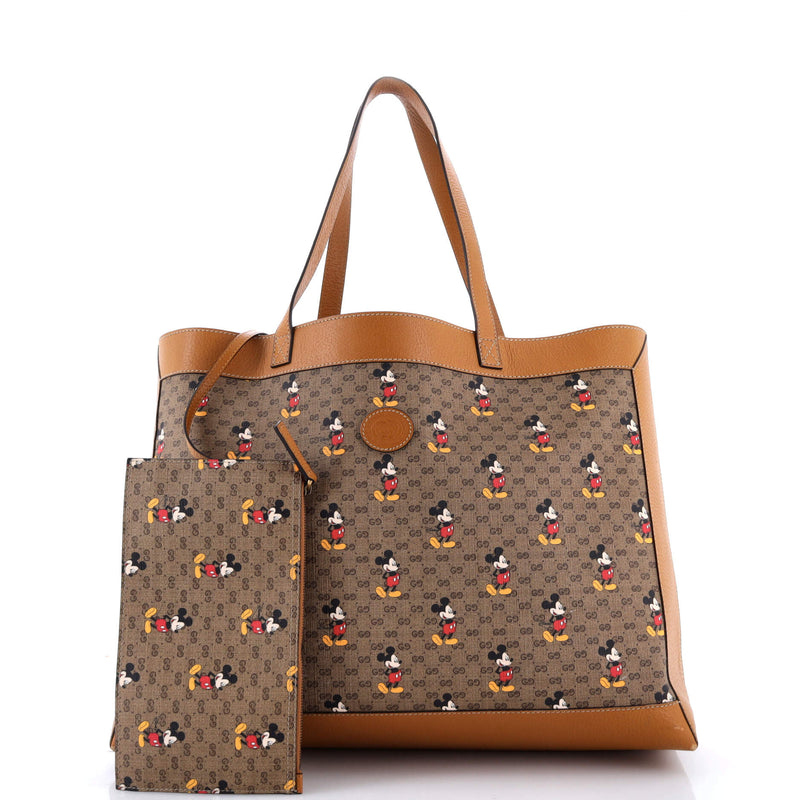 Gucci Disney Mickey Mouse Soft Open Tote