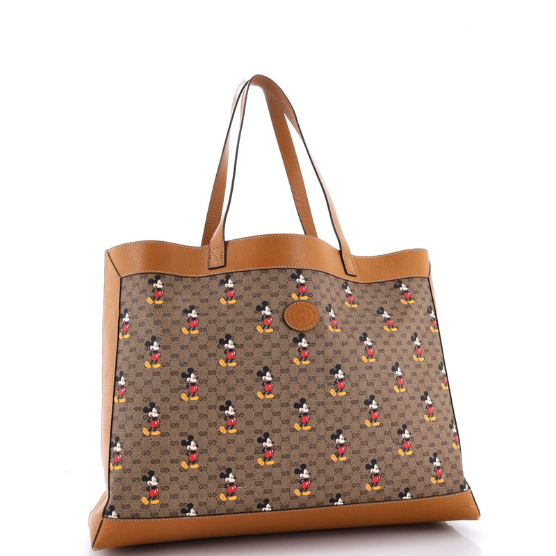 Gucci Disney Mickey Mouse Soft Open Tote