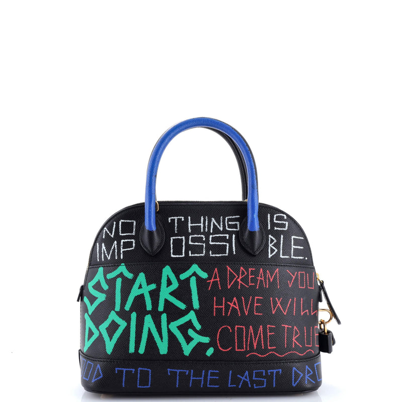 Balenciaga Graffiti Ville Bag Leather
