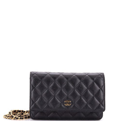 Chanel Wallet On Chain Quilted Caviar