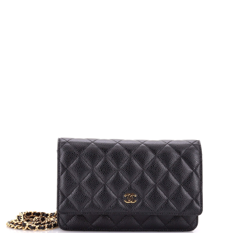 Chanel Wallet On Chain Quilted Caviar