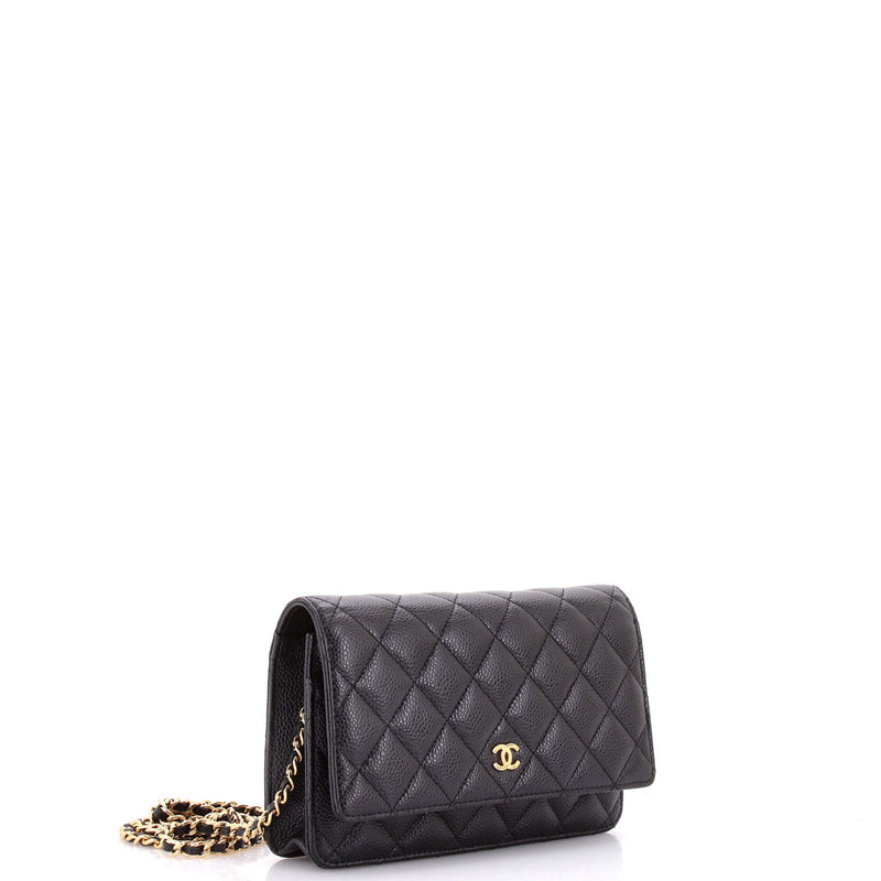 Chanel Wallet On Chain Quilted Caviar