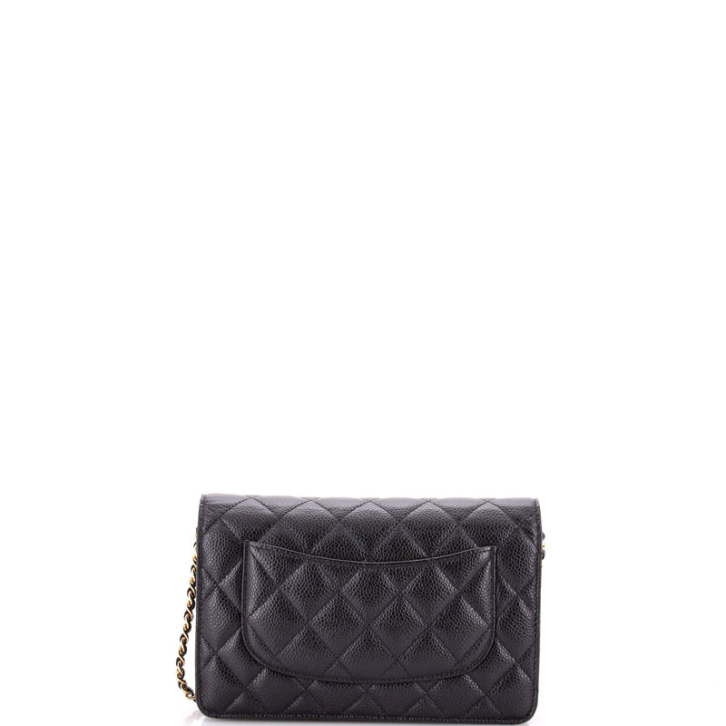 Chanel Wallet On Chain Quilted Caviar