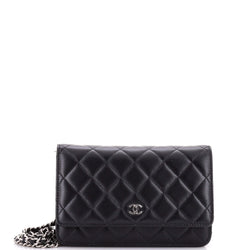 Chanel Wallet On Chain Quilted Lambskin
