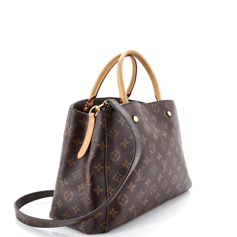 Louis Vuitton Montaigne Handbag Canvas