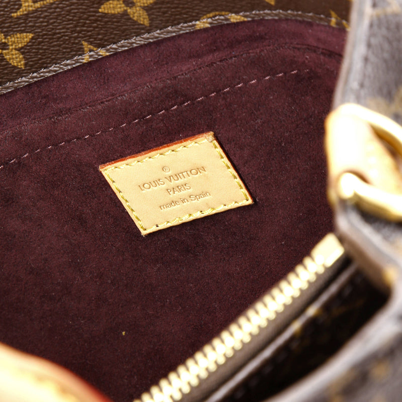 Louis Vuitton Montaigne Handbag Canvas